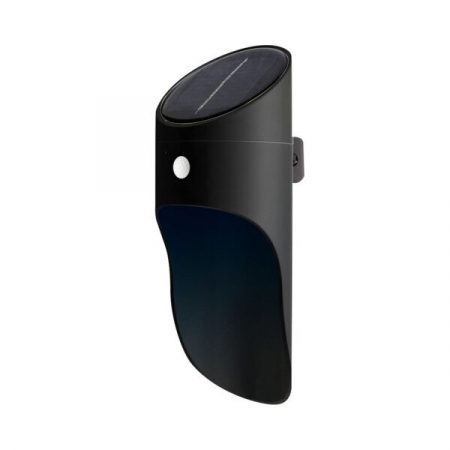 Lampi led gradina - Lampa led fatada casa, solara, corp negru, Optonica 2087