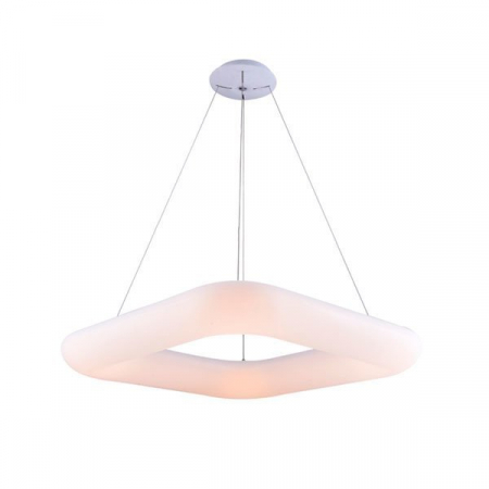 Lampa led suspendata, patrata, alba, 50W, alb cald, Optonica 9039 [0]