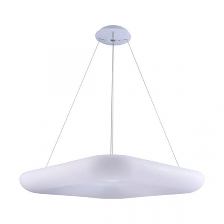 Corpuri led suspendate - Lampa led suspendata, patrata, alba, 38W, alb cald, Optonica 9038