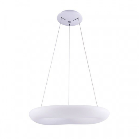 Corpuri led suspendate - Lampa led suspendata, rotunda, alba, 38W, alb cald, Optonica 9036