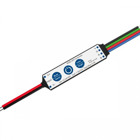 dimmere led si controllere - Mini LED Controller pe cablu, Optonica 6378
