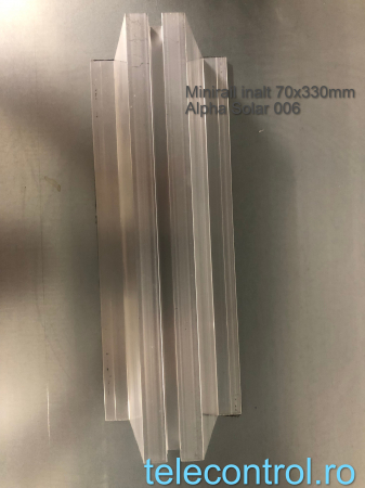 sisteme montaj fotovoltaice - Minirail inalt 70x330mm, aluminiu, Alpha Solar 006