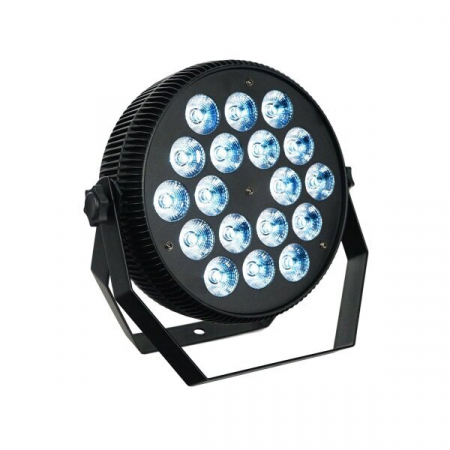 displayuri led - Par led RGB, 18x10W, corp aluminiu, Optonica 943