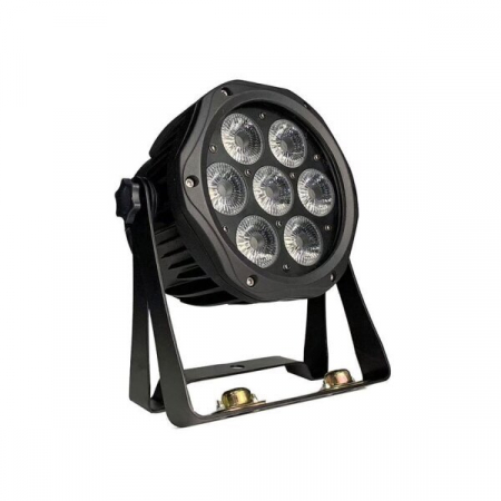 displayuri led - Par led RGB, 7x8W, cu acumulatori, wireless, Optonica 941