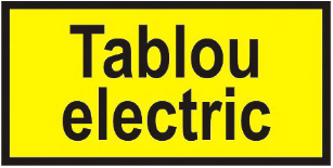de siguranta - Pictograma tablou electric, 20m, Intelight 40000TE