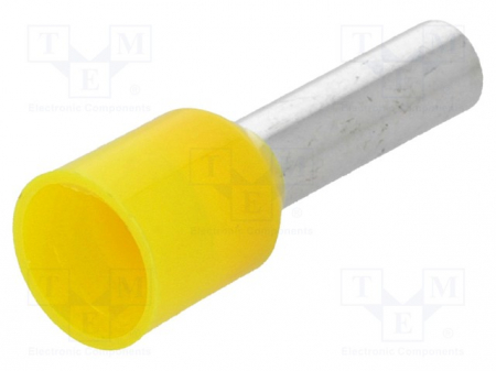 Accesorii electrice - Pini terminali izolati 6 mmp, cupru, set 20 buc