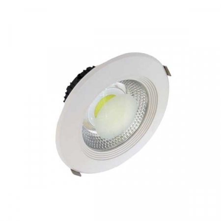 incastrate - Plafoniera led COB, incastrata, rotunda, 15W, alb rece, Optonica 3161