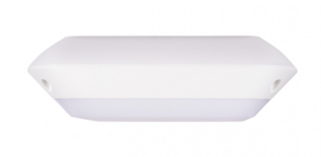 EOL Plafoniera led patrata, exterior, senzor prezenta, 12W, 3000K, IK10, Intelight 97734 [1]