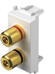 Aparataj ultraterminal modular - Priza audio pentru difuzoare KM23PW