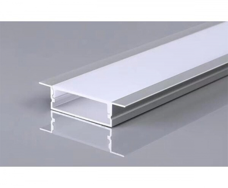 profile led - Profil aluminiu banda led 2m, cu aripioare, 41x10mm, negru, Optonica 5117