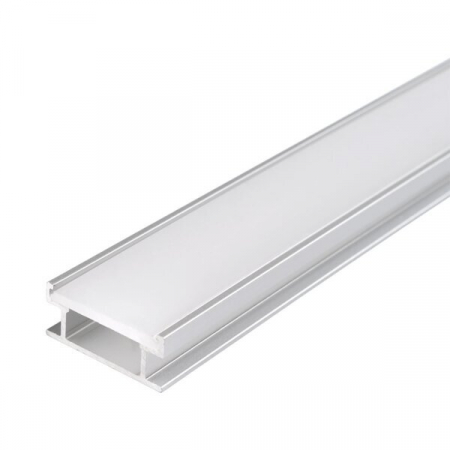 profile led - Profil aluminiu banda led 2m, tip H, gri, Optonica 5113