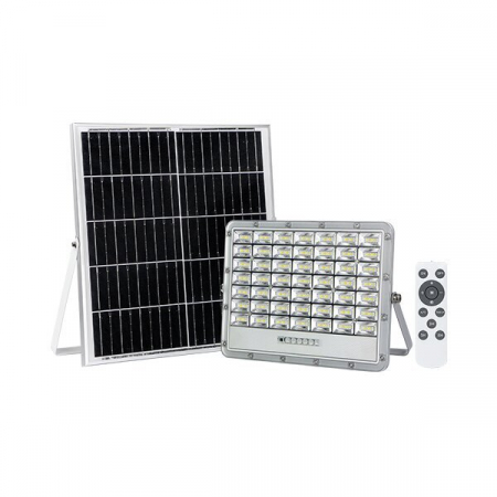 proiectoare led de exterior - Proiector led de exterior, IP65, cu panou fotovoltaic, cu reglaj de alb, 20W, telecomanda, Optonica 5474