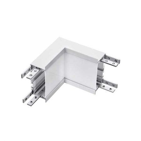 Lampi led liniare - Proiector led, incastrat, in forma de L, in 2 planuri, de interior, corp alb, 8W, alb neutru, Optonica 5032