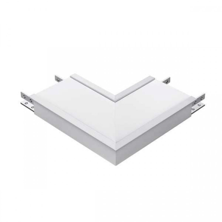 Proiector led, incastrat, in forma de L, intr-un plan, corp alb, 8W, alb neutru, Optonica 5031 [1]