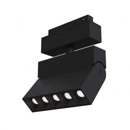 Corpuri led cu sina magnetica - Proiector led pe sina magnetica, 5 spoturi, orientabil, 48Vdc, Optonica 5398