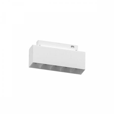 Corpuri led cu sina magnetica - Proiector led pe sina magnetica, M35, tip liniar, 10W, alb, 48Vdc, Optonica 5268