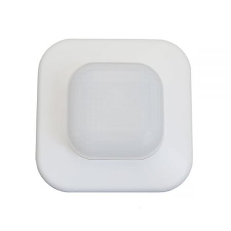 Senzori led - Senzor prezenta PIR, patrat rotunjit, alb, Optonica 7323