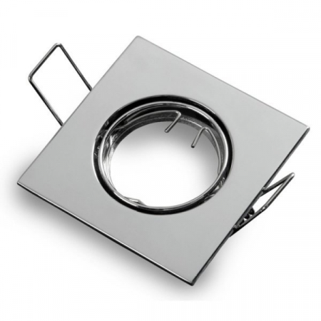 rame corpuri led - Set 2 corpuri spot GU5.3, fixe, patrate, satinate, Optonica 5075