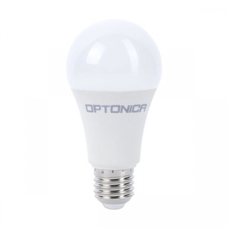 E27 - Set 3 becuri led cu balon A60, soclu E27, 8.5W, alb cald, Optonica 1343