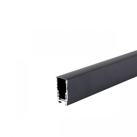 Corpuri led cu sina magnetica - Sina magnetica aplicata S15, cu 3 circuite, neagra, Optonica 5209
