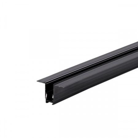 Corpuri led cu sina magnetica - Sina magnetica incastrata R15, cu 3 circuite, neagra, Optonica 5204