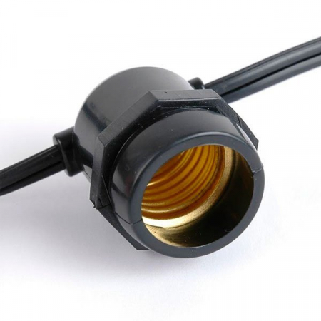 socluri si dulii - Sir luminos exterior cu 15 dulii E27, lungime 14.4m, Optonica 5052