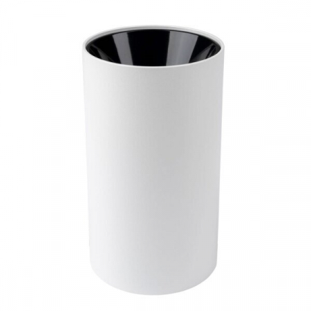 corpuri iluminat cu GU10 (fara bec) - Spot aplicat, rotund, corp alb, cu interior negru, aluminiu, Optonica 2042