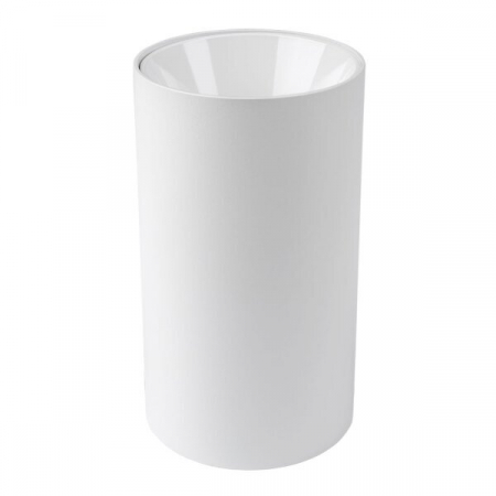 corpuri iluminat cu GU10 (fara bec) - Spot aplicat, rotund, corp alb, cu interior alb, aluminiu, Optonica 2043