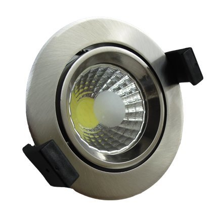 incastrate - Spot led COB, rotund, orientabil, 8W, alb rece, Optonica 3203