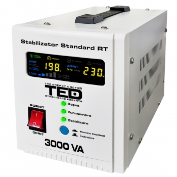 Stabilizatoare monofazice - Stabilizator automat de tensiune cu releu 3000VA