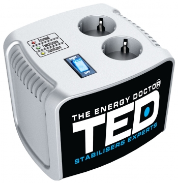 Stabilizatoare monofazice - EOL Stabilizator automat de tensiune cu releu 500VA / 1000VA, argintiu