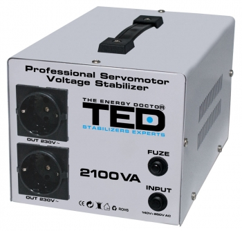 Stabilizator automat de tensiune cu servomotor 2100VA [2]
