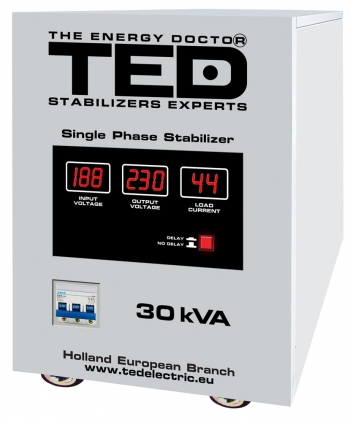 Stabilizatoare monofazice - Stabilizator automat de tensiune cu servomotor 30kVA