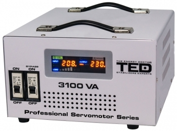 Stabilizatoare monofazice - Stabilizator automat de tensiune cu servomotor 3100VA