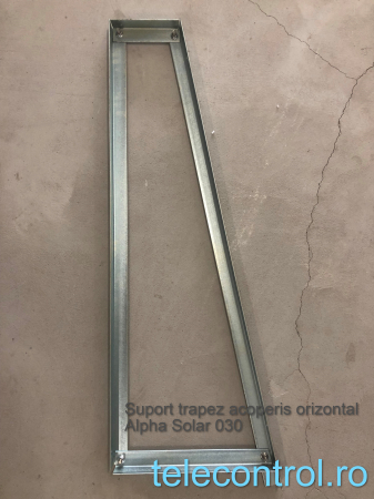 Suport trapez acoperis orizontal, zincat, Alpha Solar 030 [2]