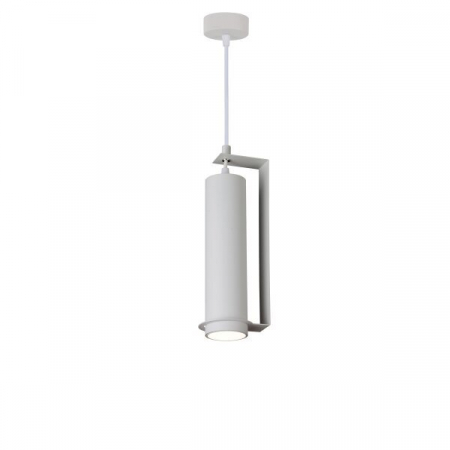 Corpuri led suspendate (fara bec) - Suspensie lampa GU10, cu soclu MR16, corp alb si negru, Optonica 9061