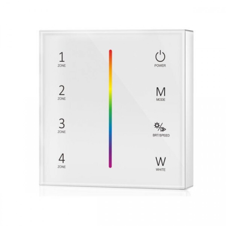 dimmere led si controllere - Telecomanda RF 4 zone RGB/RGBW, Optonica 6374