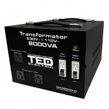 Transformator coborator - Transformator coborator 230V-110V, 8000VA