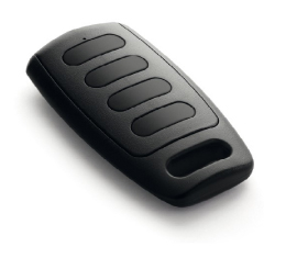 Telecomanda tip breloc - TVMIO868P04 - Transmitator 4 canale, negru