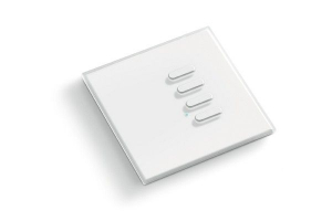 Intrerupator aplicat perete - TVTXI868BB04 - Intrerupator radio, 4 canale, alb