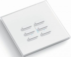 Intrerupator aplicat perete - TVTXI868NN06 - Intrerupator radio, 6 canale, negru
