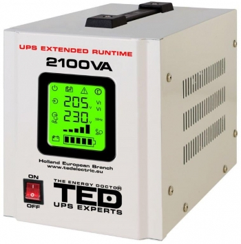 UPS-uri monofazice - UPS / Inverter pentru centrala gaze, 2100VA, (fara acumualatori)