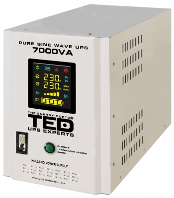 UPS-uri monofazice - UPS / Inverter pentru centrala gaze, 7000VA, (fara acumualatori)