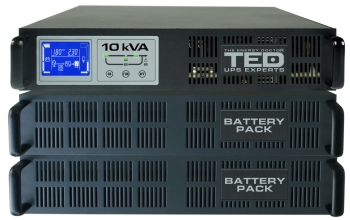 UPS-uri monofazice - EOL UPS rackabil 3U cu LCD, 10kVA
