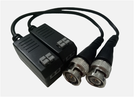 Accesorii supraveghere - Video balun pasiv HD PoC, UTP-RG6, TVI/CVI/AHD, RG6 cu cablu, 5MP, DS-1H18S