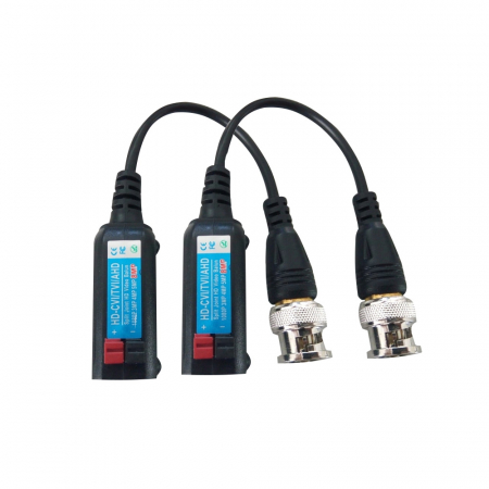 Accesorii supraveghere - Video balun pasiv, UTP-RG6, HDCVI/TVI/AHD/CVBS, RG6 cu cablu, 8MP, VTX 103P