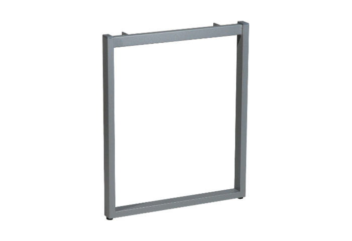 Cadru de birou fix- forma dreptunghiulara- metalic Alb - latime 70 cm [3]