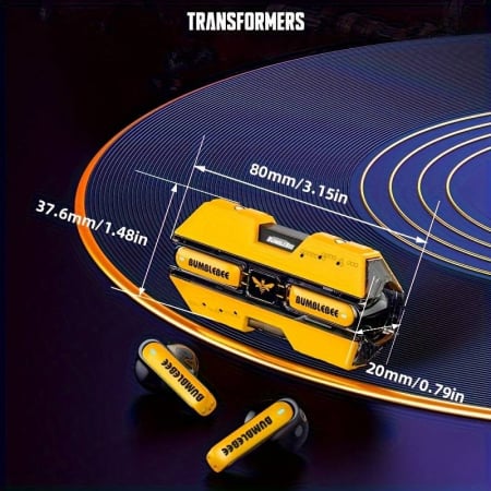 Casti wireless bluetooth - Casca wireless Transformers Battle Ship