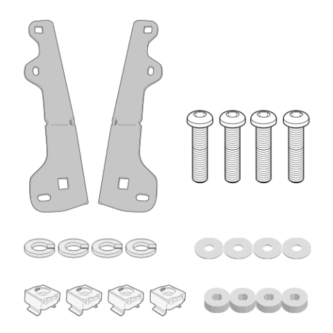 Model Moto - Kit fixare parbriz BMW F 750 GS (21 - 23) F 750 GS (18 - 20) F 800 GS (24)