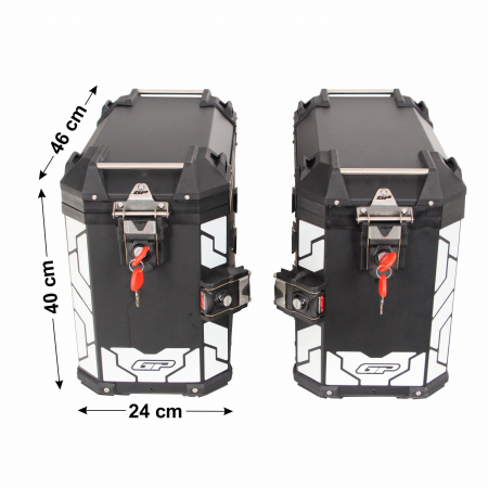Pannier Sides Cases - Set genti laterale din aluminiu 40 litri